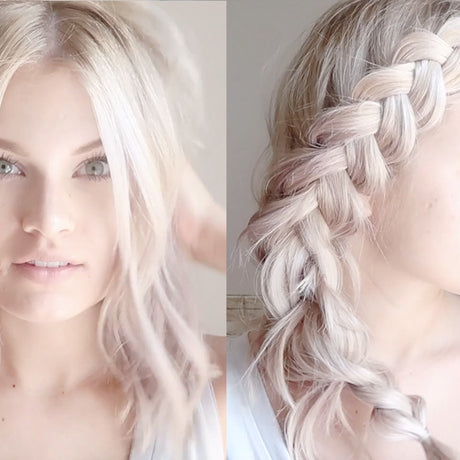 how to do braids with halo hair extensions