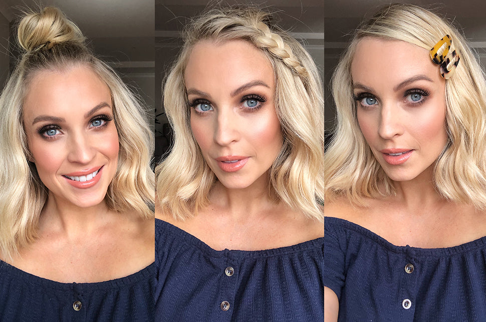 how to dress up short hair You still think short hair is boring?, Heres a super easy way to switch up your style., Let me know if you like it and follow for more short hair inspiration., #shorthair #shorthairstyle #pixiecut