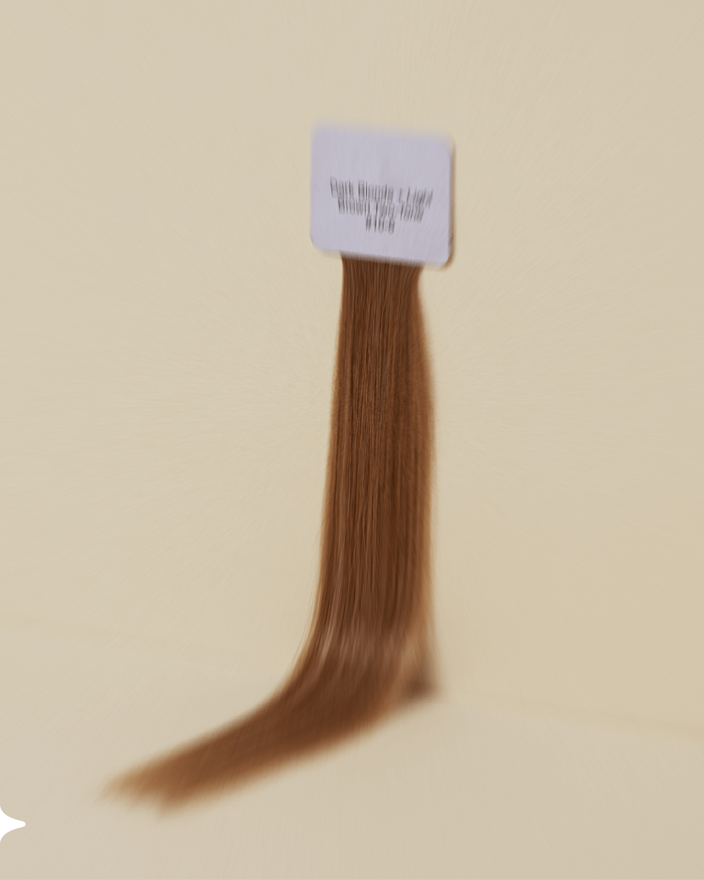 A dark blonde Sitting Pretty halo hair extension color swatch