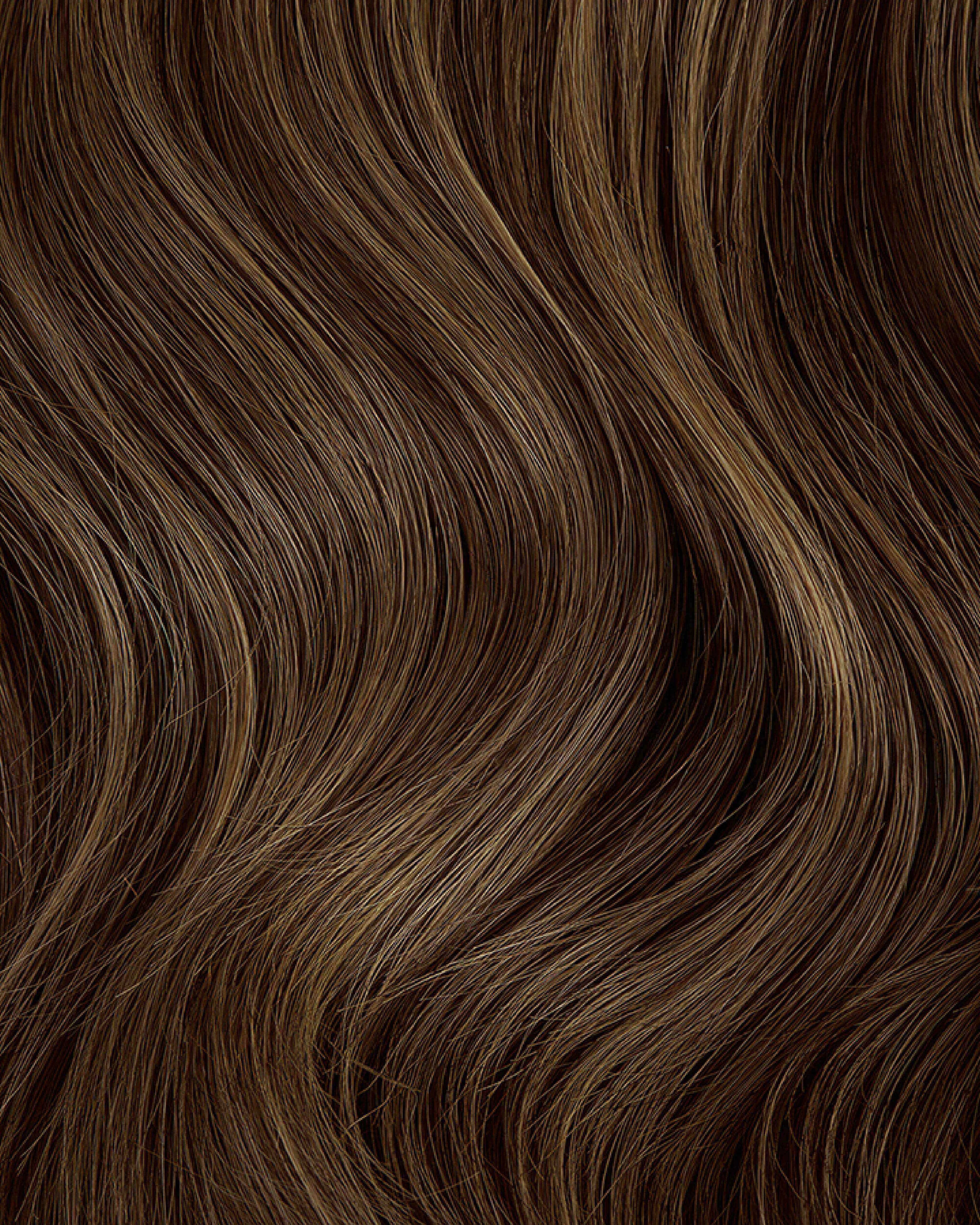 Soft Chestnut Brown #4/6 Clip-In Hair Extensions