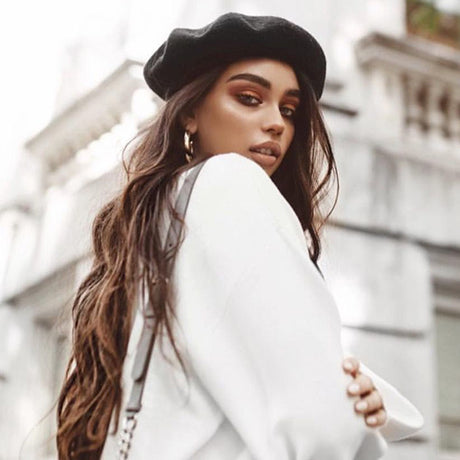 How to style your hair in winter
