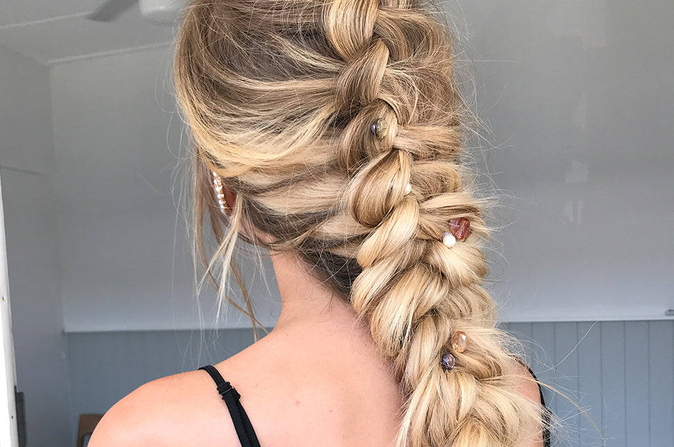 how to braid with halo hair extensions