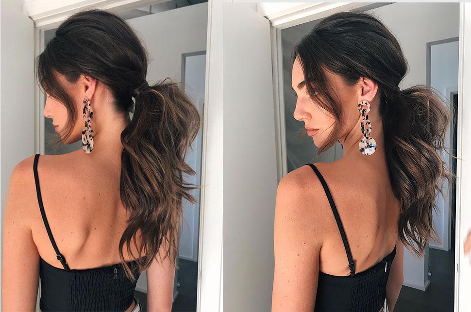 Mastering a perfect wavy ponytail hairstyle just in 15 minutes