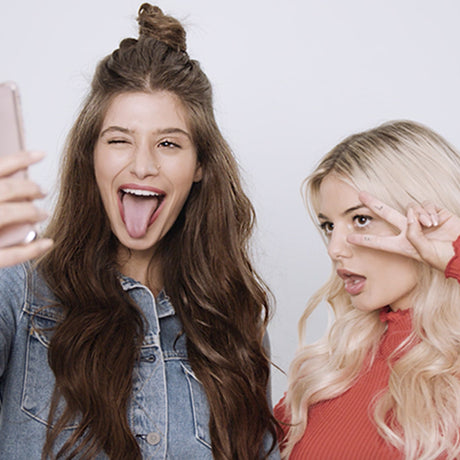 how to take the perfect hair selfie