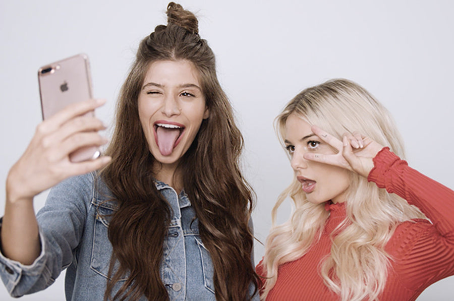 how to take the perfect hair selfie