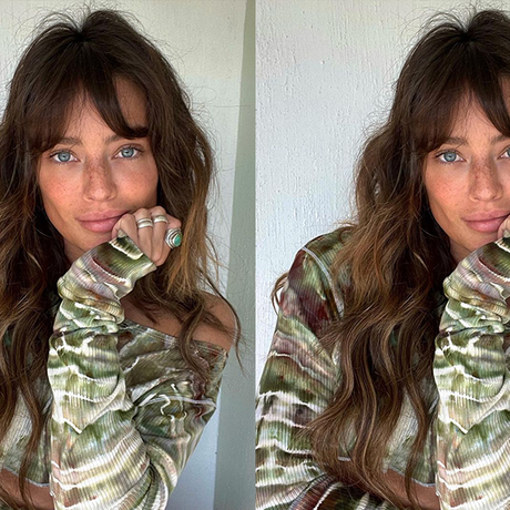 woman with brown halo hair extension wondering how to clean scalp build up
