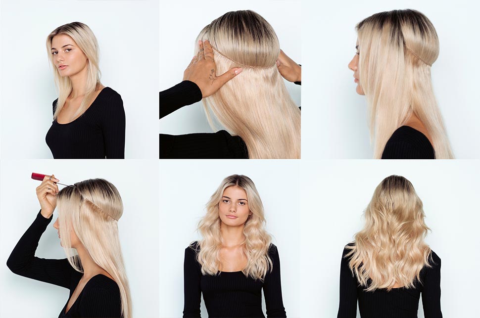 what are halo hair extensions