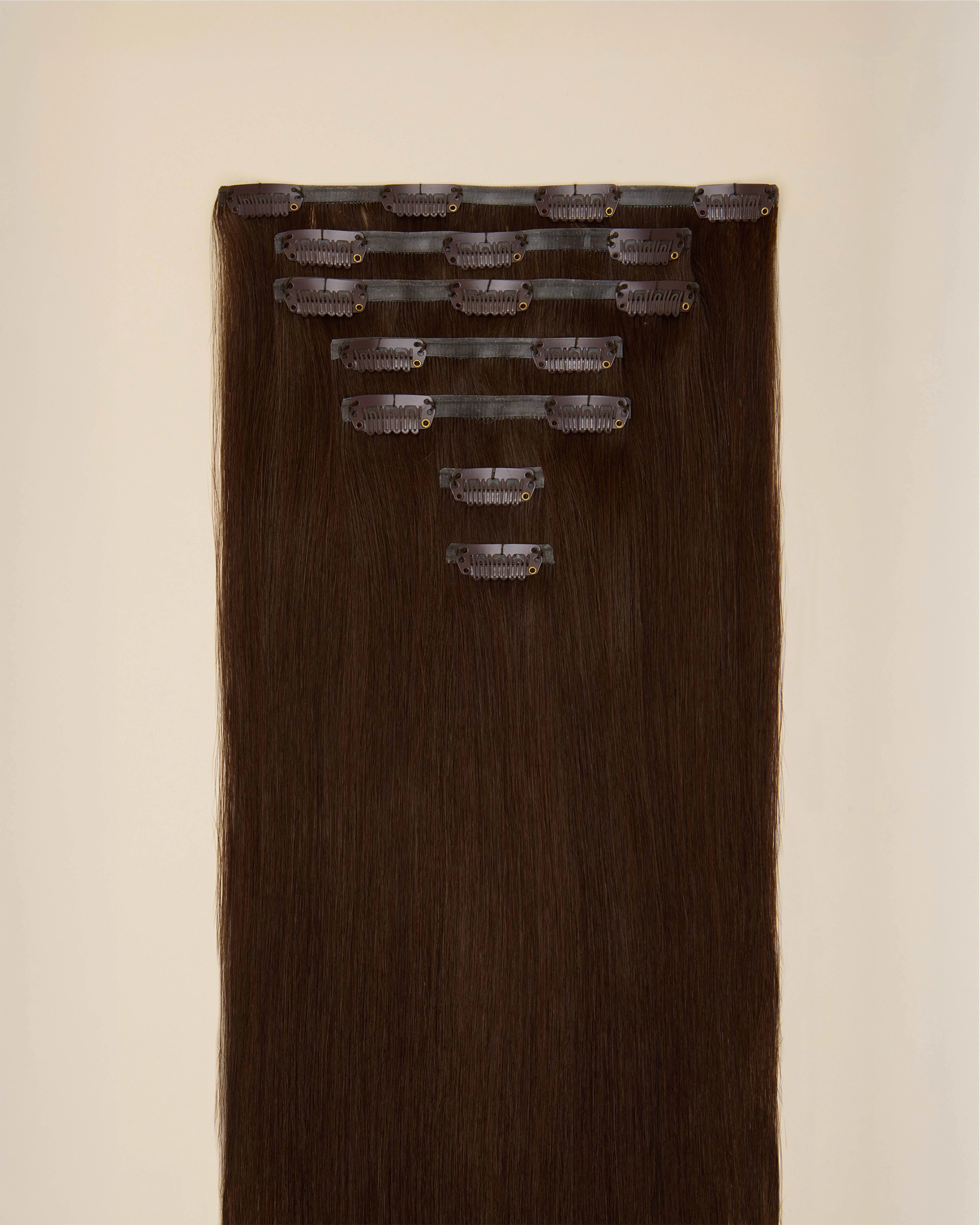 The Go-to Brunette #4 Clip-In Hair Extensions