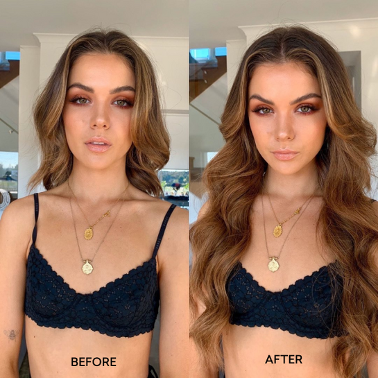 Halo hair extensions light brown Clearance