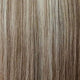ash blonde and light brown halo hair extension