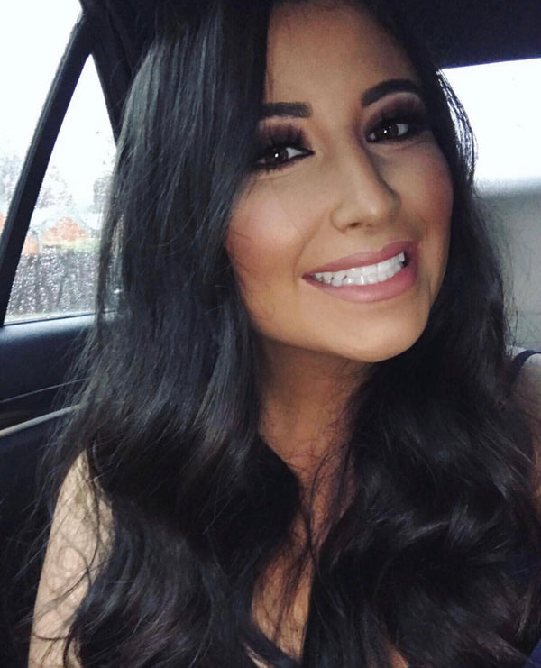 Black Brown Halo Hair Extensions Sitting Pretty