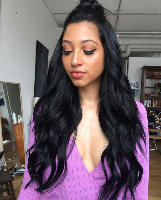 Black halo hair extensions Clearance